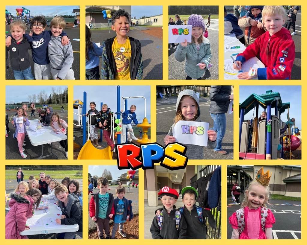 Mario Themed Recess Photo Collages 