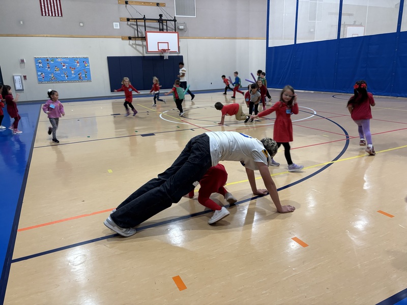 Football player in PE