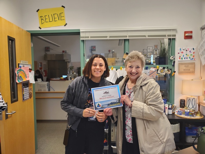 Nicole Kernutt with Karen Keller