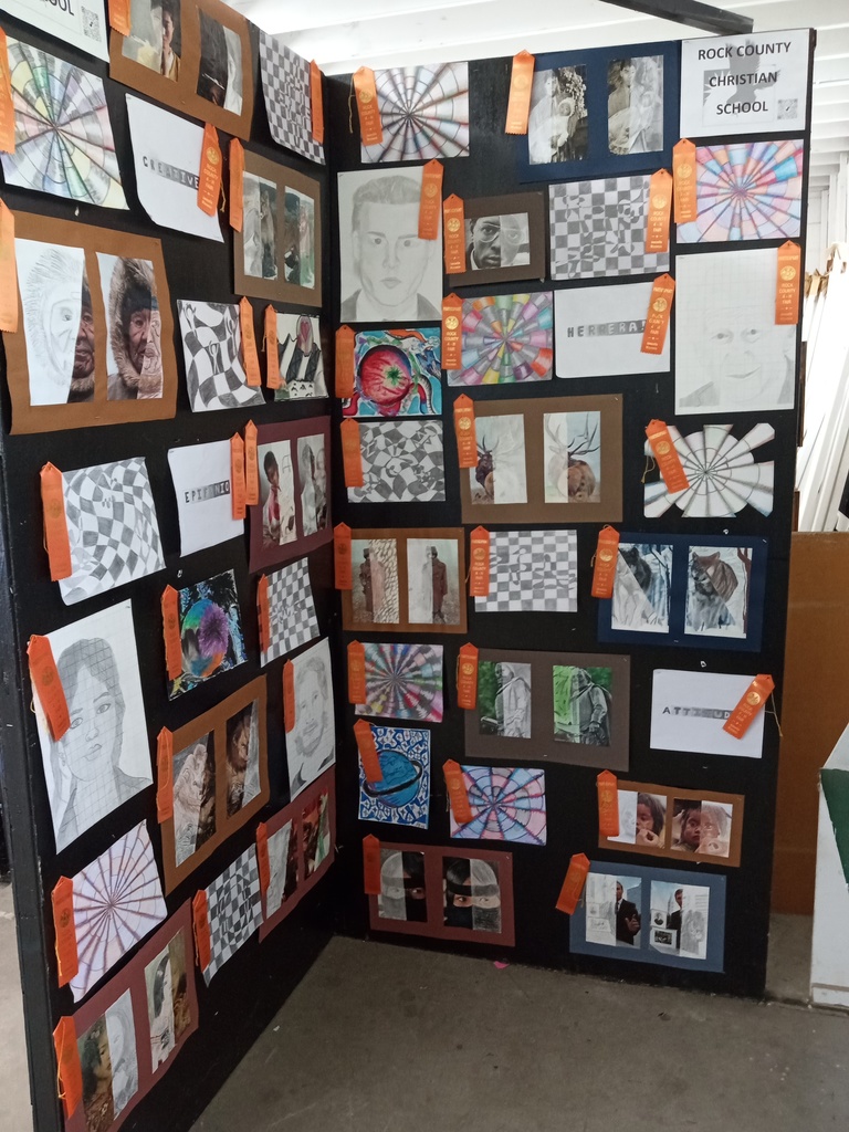 RCCS display of photograph  awards from4H  fair