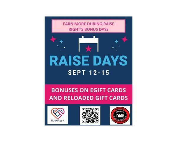 Rock County Christian School Poster for Raise Right Fundraiser