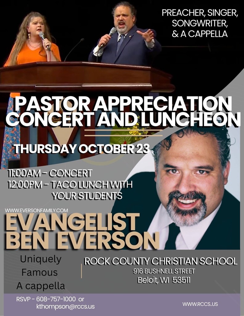 Rock County Christian School Evangelist Ben Everson Event