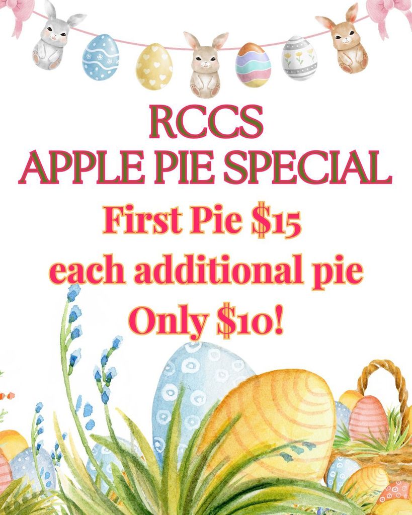 Rock County Christian School Pie Sale