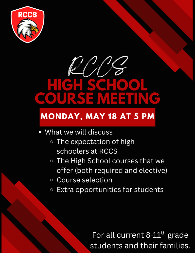 Rock County Christian School High School Course Meeting