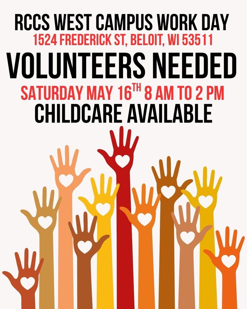 Rock County Christian School Flyer for volunteers
