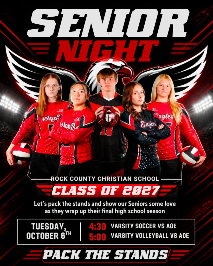 Color Flyer of RCCS Senior athletes