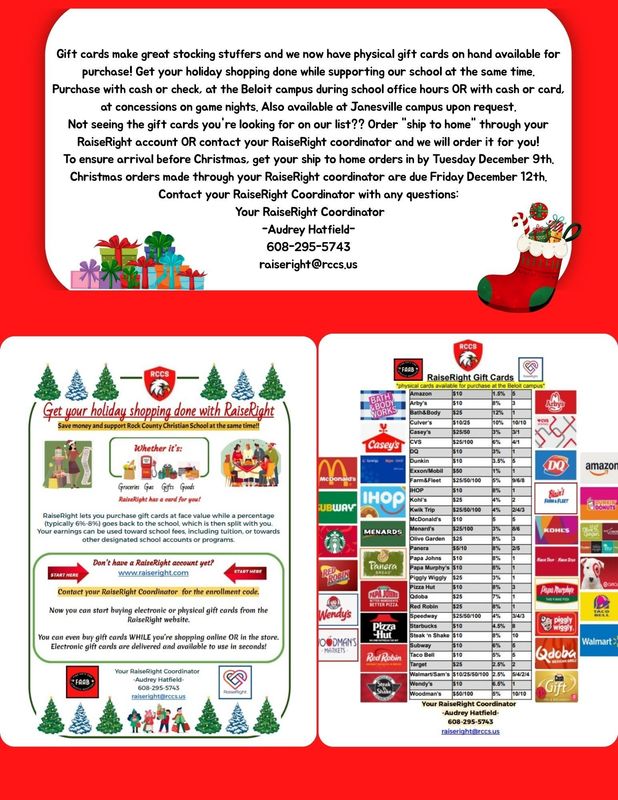 Rock County Christian School Notes from the Nest