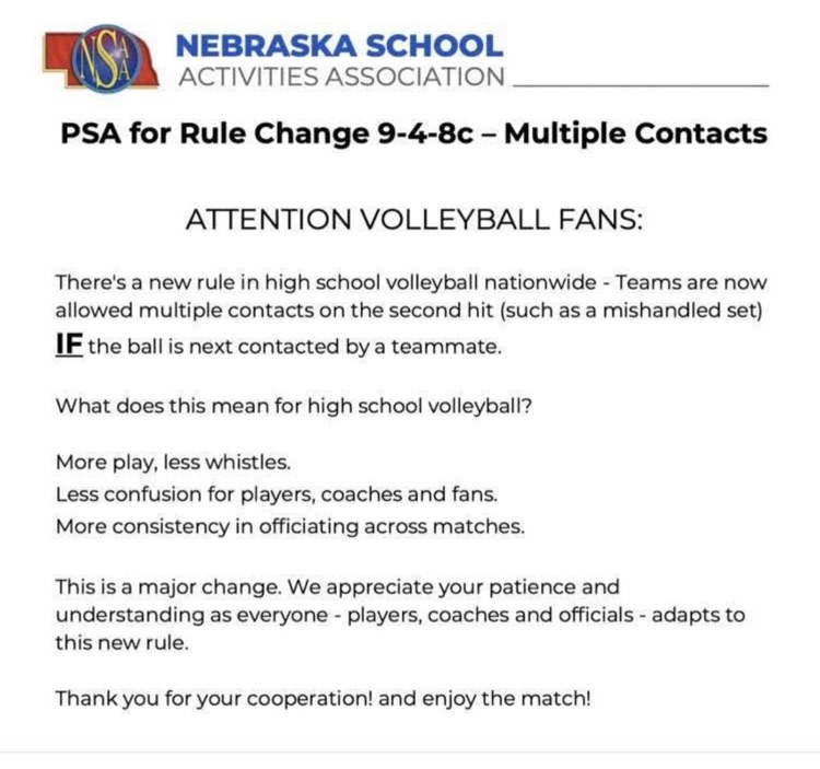 volleyball rule