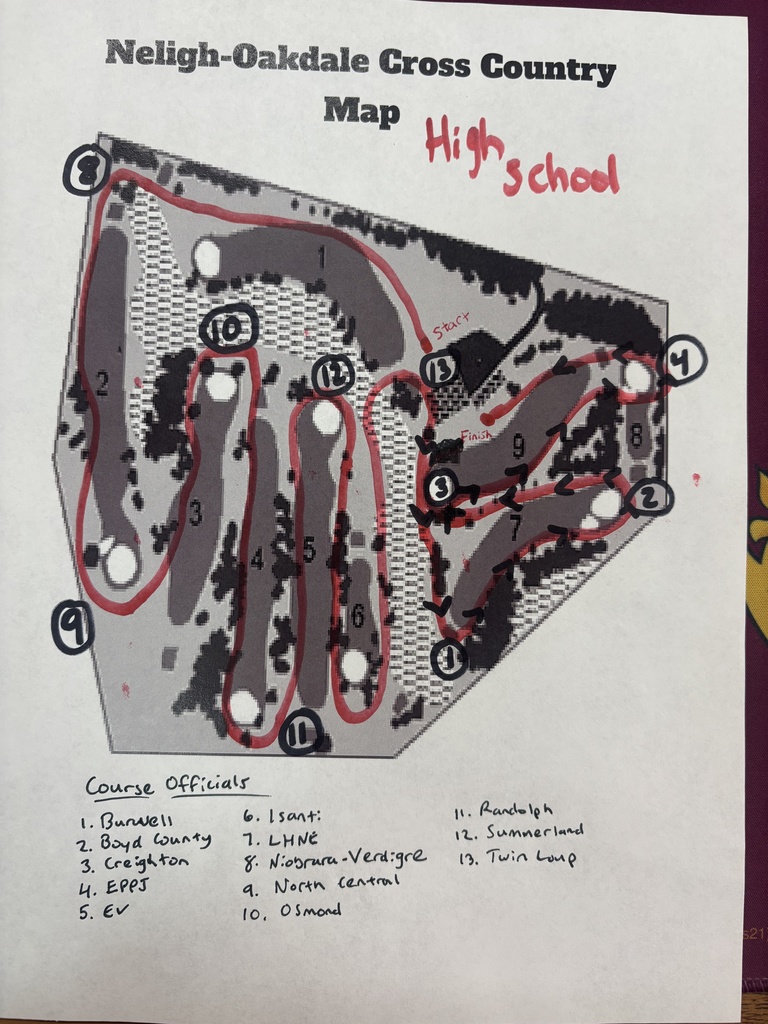 Neligh/Oakdale V xCountry