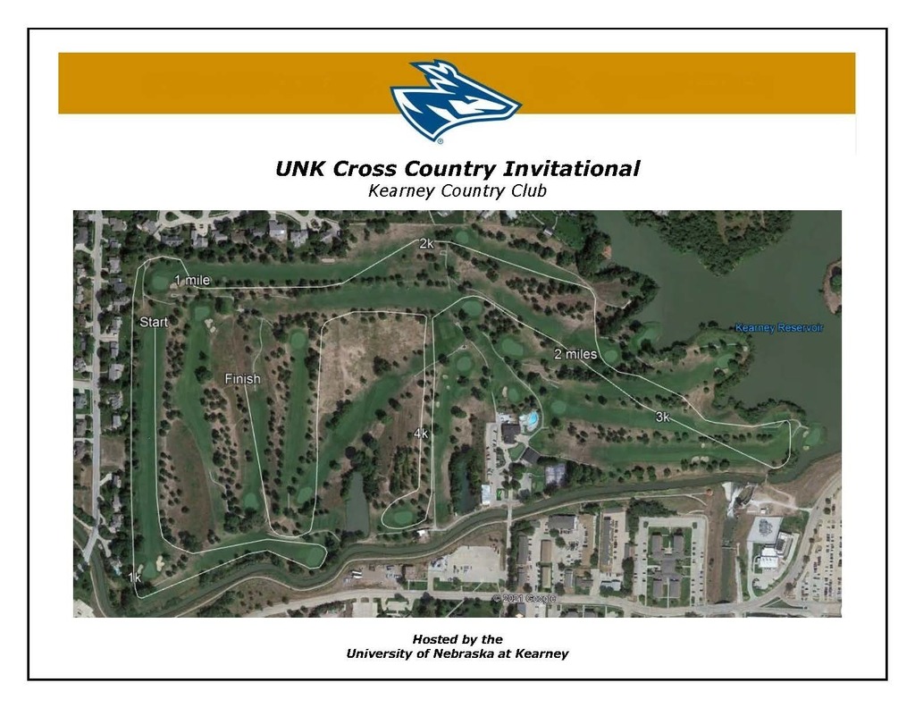 UNK XC Course Map
