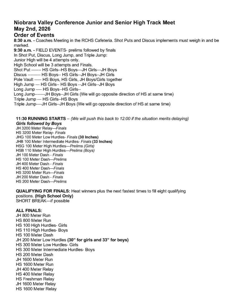 NVC Order of Events
