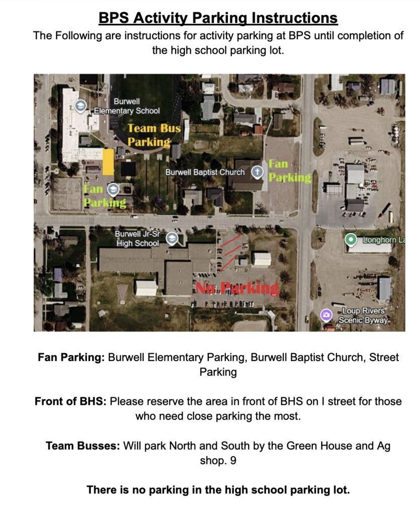 BPS Parking map