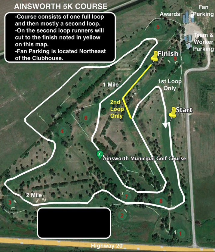 Ainsworth HS CC Map