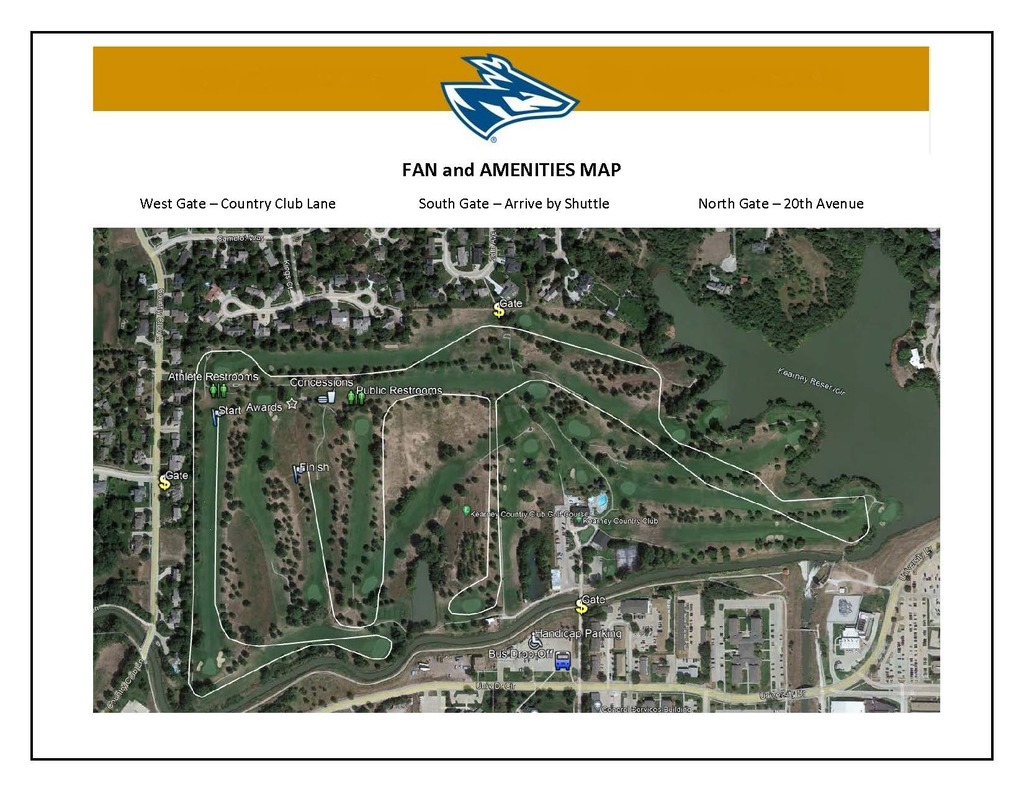 UNK CC Course Map