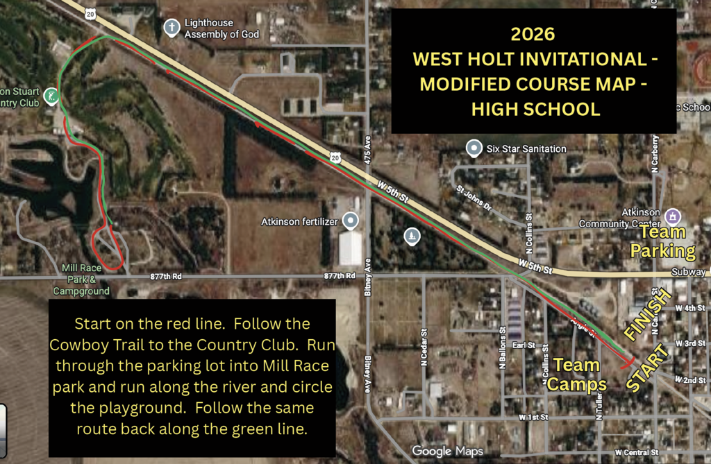 West Holt High School Modified Course Map