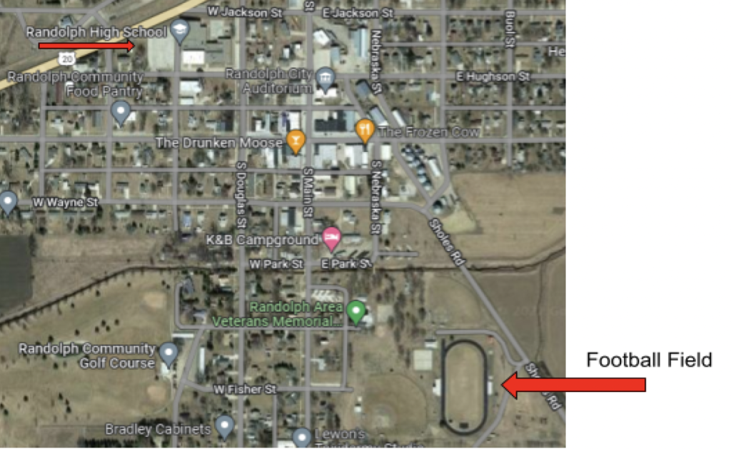 Map of Randolph