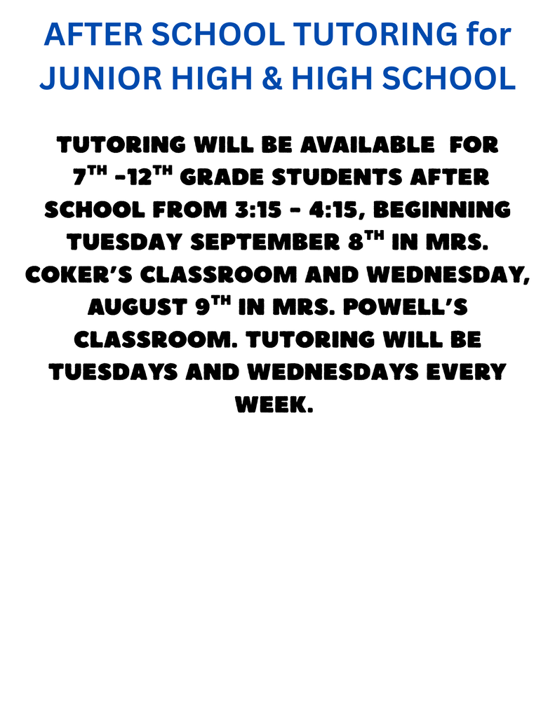 Tutoring