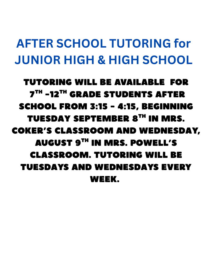Tutoring