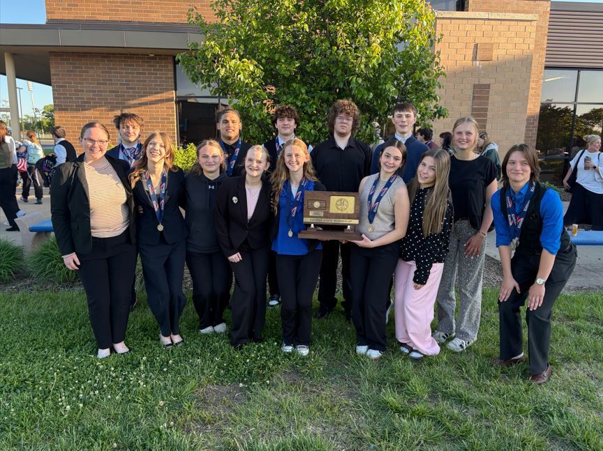 RCHS Forensics Team places 2nd at State Forensics at Washburn Rural May 2nd, 2026!