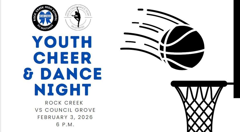 Youth Cheer and Dance Night, Rock Creek vs. Council Grove, February 3rd, 2026, 6pm