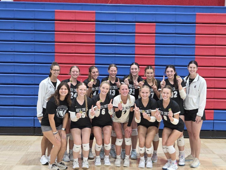 Rock Creek HS Varsity VB at Wabaunsee 8/30/2025