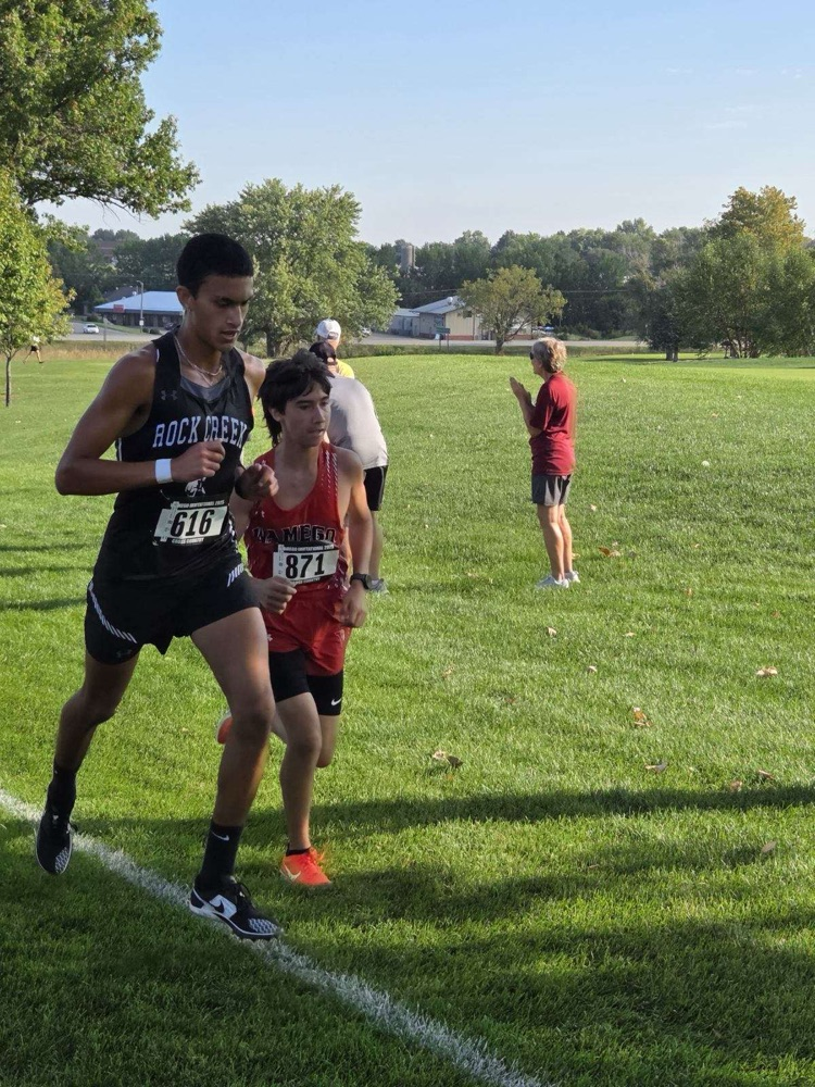 RCHS boys Cross Country competing at Wamego 9/13/2025