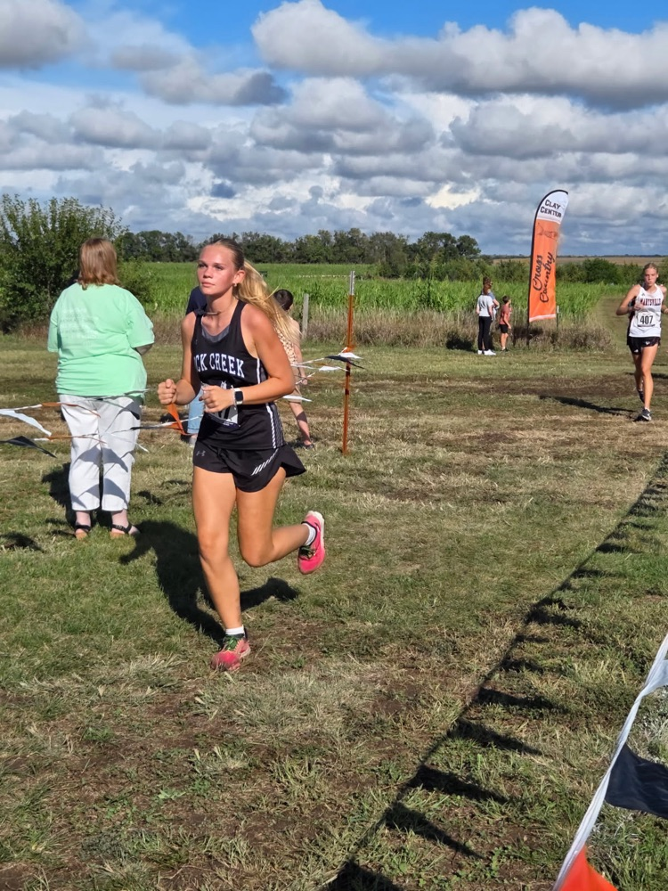 RCHS Girls Cross Country competing at Clay Center 9/18