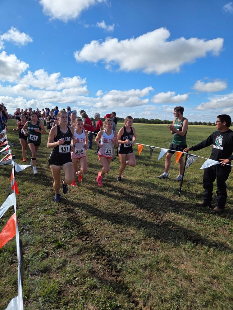 RCHS Girls Cross Country competing at Clay Center 9/18