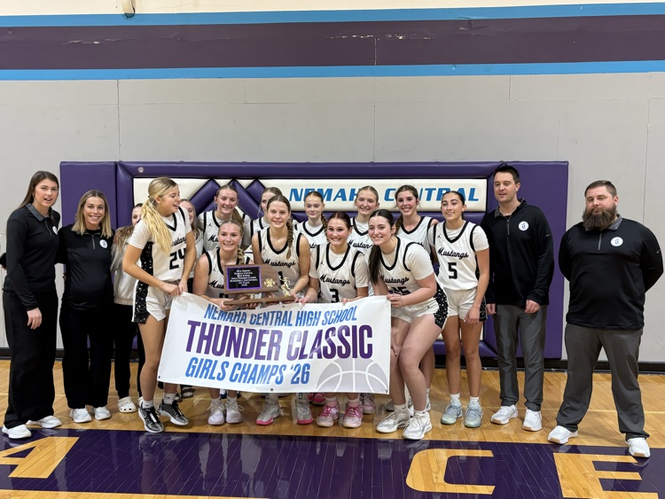 RCHS Varsity Girls Basketball takes first place in the 2026 Nemaha Central Thunder Classic!