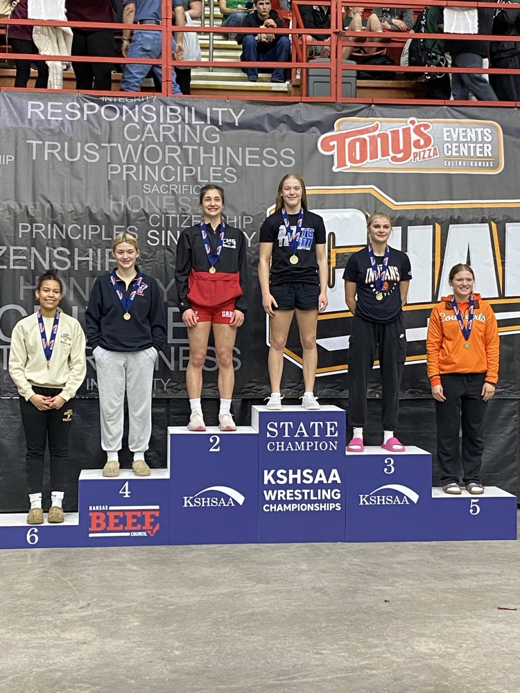 Megan Ryan, 4A State Champ, 140lbs