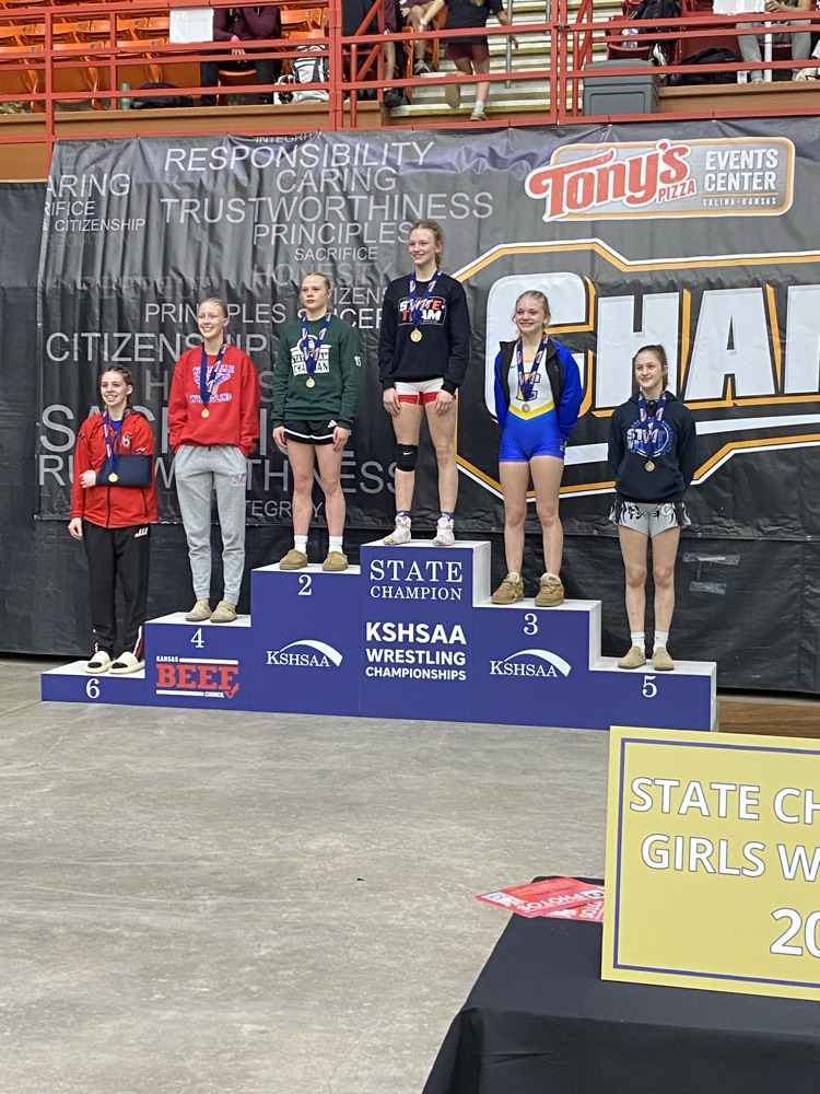 Liliauna Nold, 5th in 4A, 115lbs.