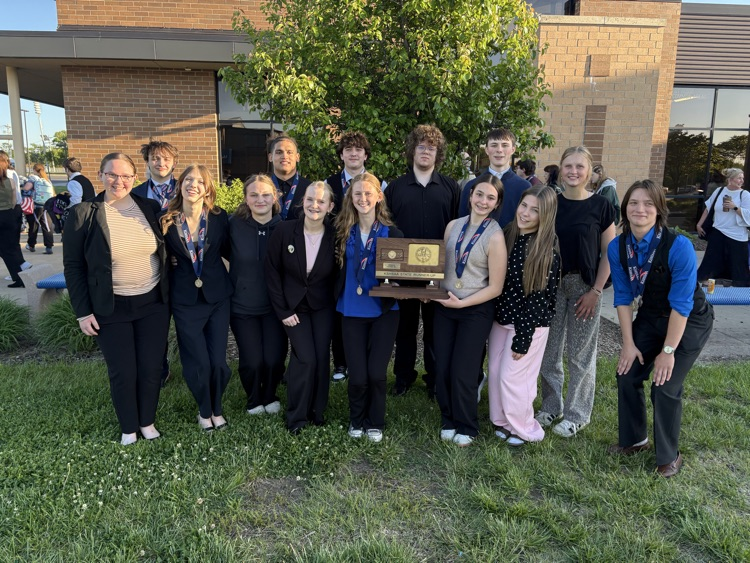 RCHS Forensics place 2nd at 4A State at Washburn Rural 5/2/2026! 