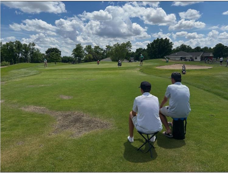 Hudson Edelman competes at Day 1 of the State Golf at Hesston May 26th!