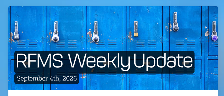 weekly newsletter 9/4/26