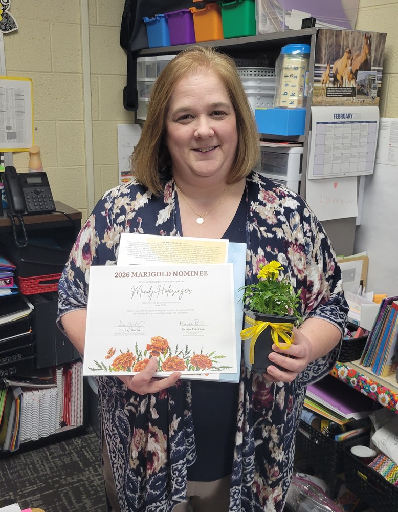 Mindy Holesinger ROE 47 Marigold Award Winner