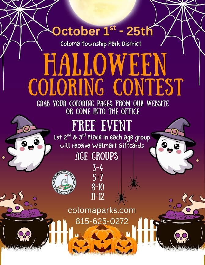 Halloween Coloring Contest