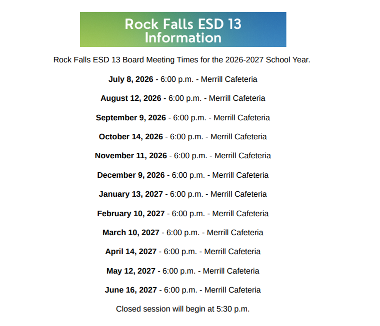 Board Mtg Dates