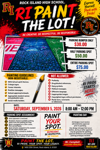 RIHS Paint the Lot!