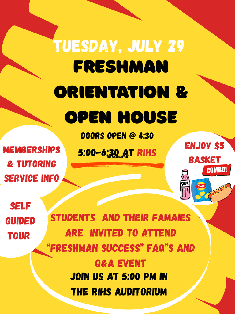 Freshman Orientation & Open House