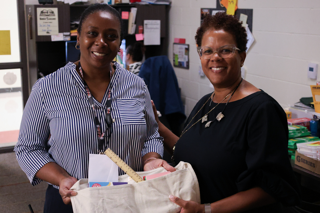 Dr Williams and Principal Smith