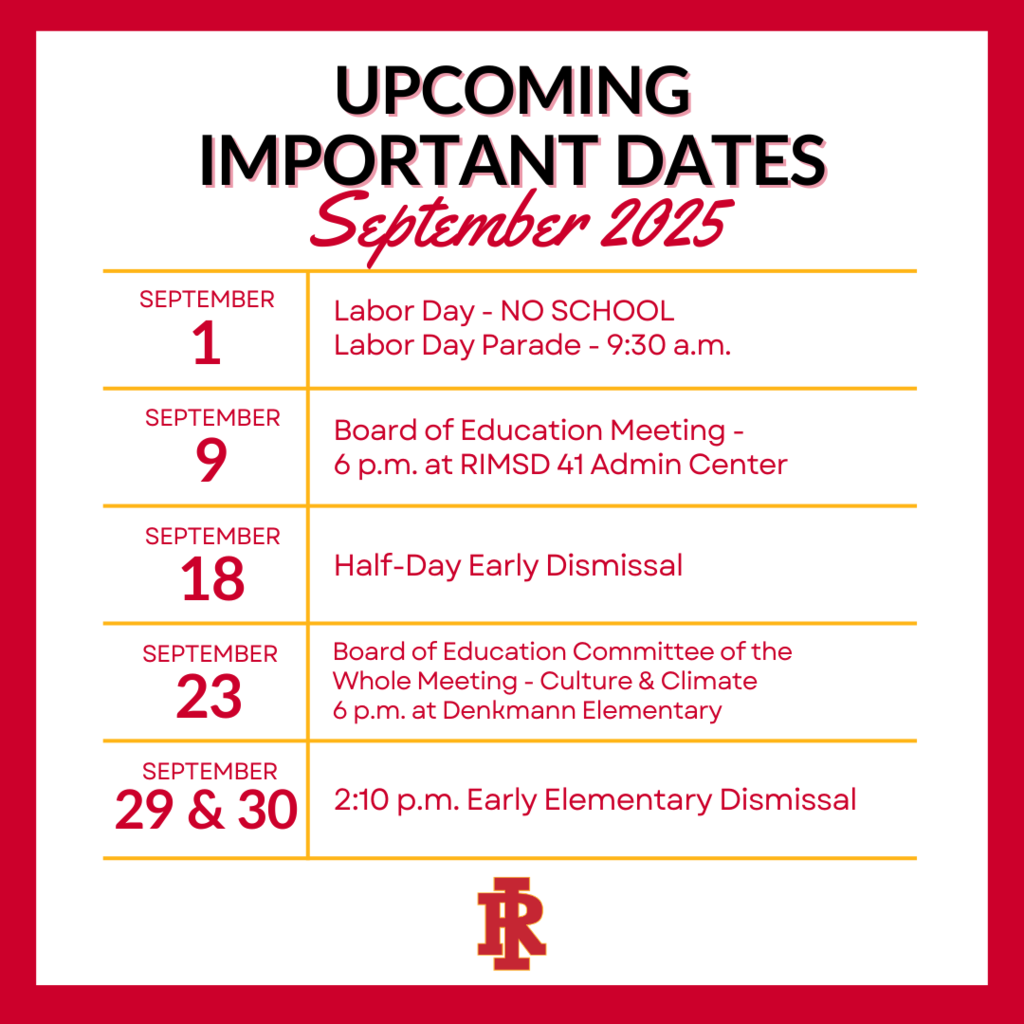 Important dates