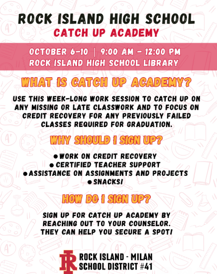 RIHS Fall Catch up Academy