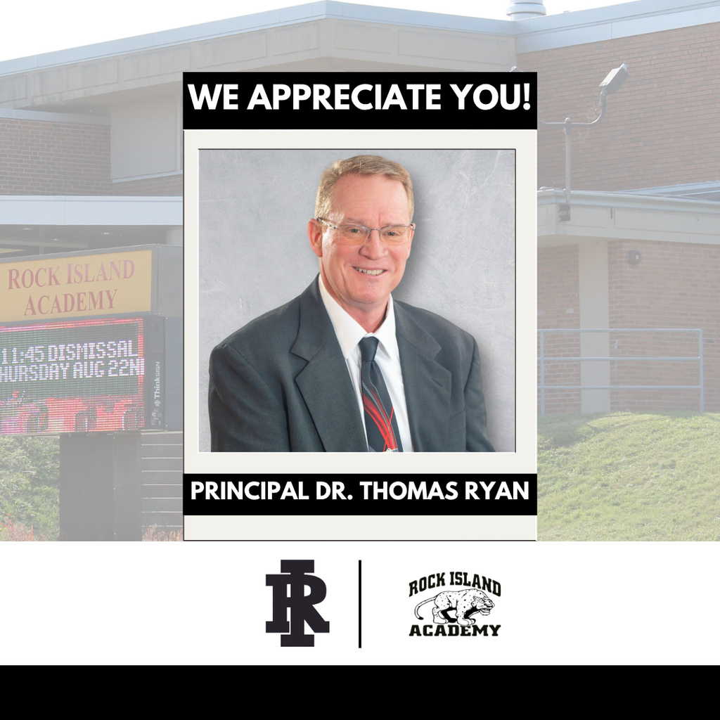 Appreciation Dr. Thomas Ryan