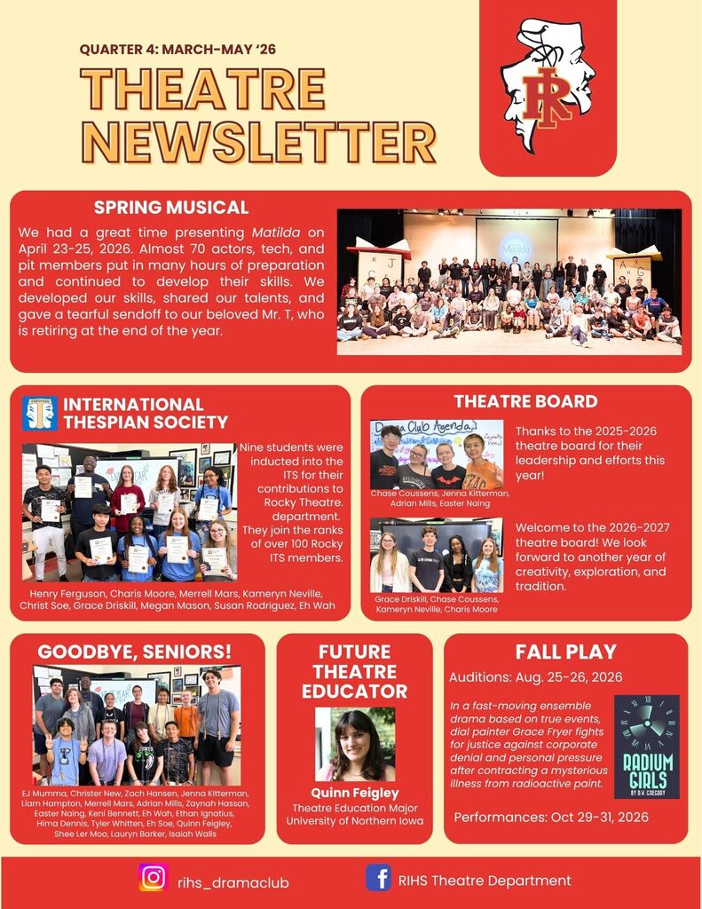 Theatre Newsletter