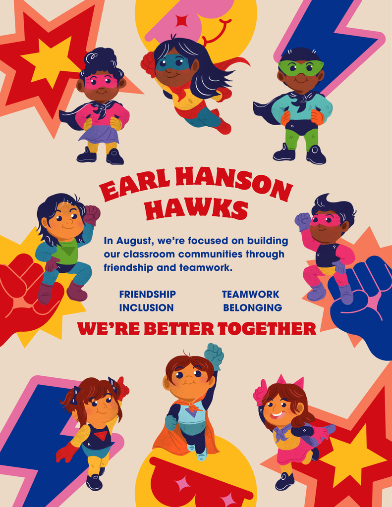 Superheroes Earl Hanson Hawks are better together.