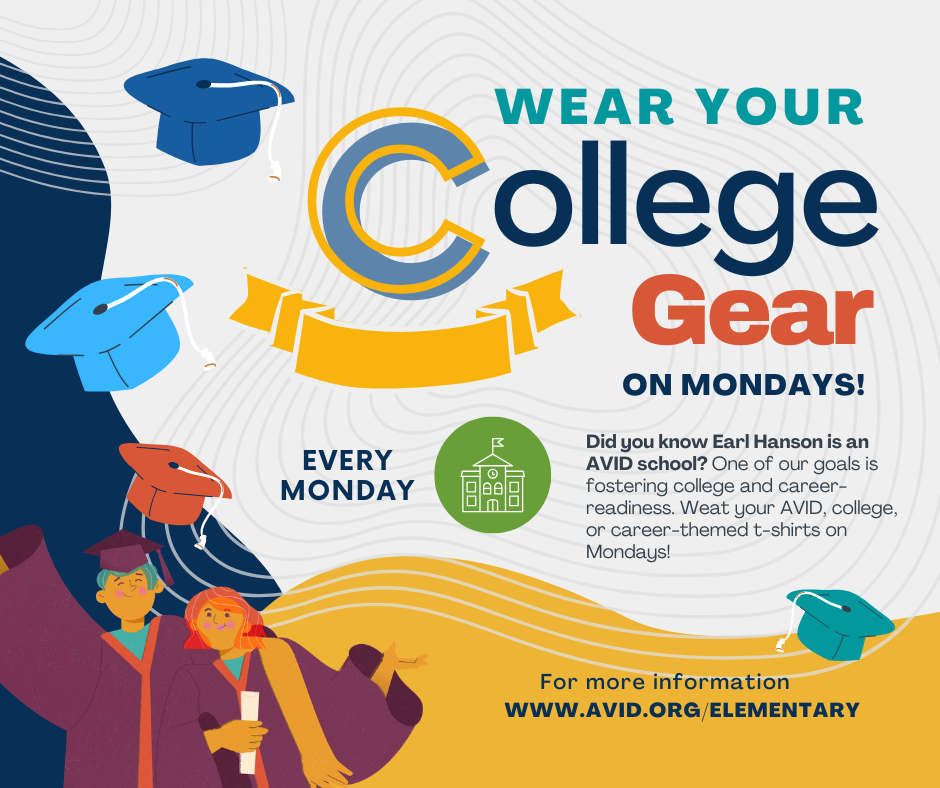 Wear your college gear on mondays