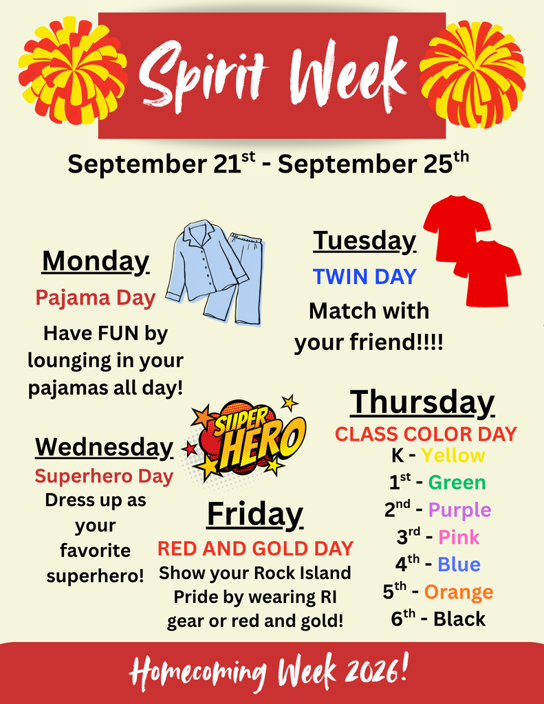 Homecoming Spirit Week 2026