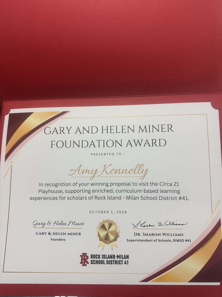 Winners of Miner Grant at RICMS