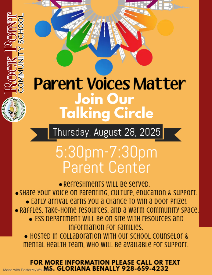 Flyer for talking circle