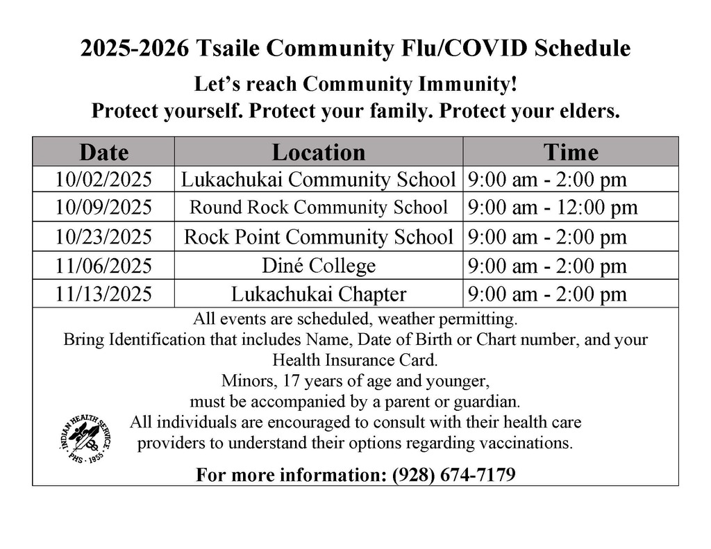 Flu and Covid schedule